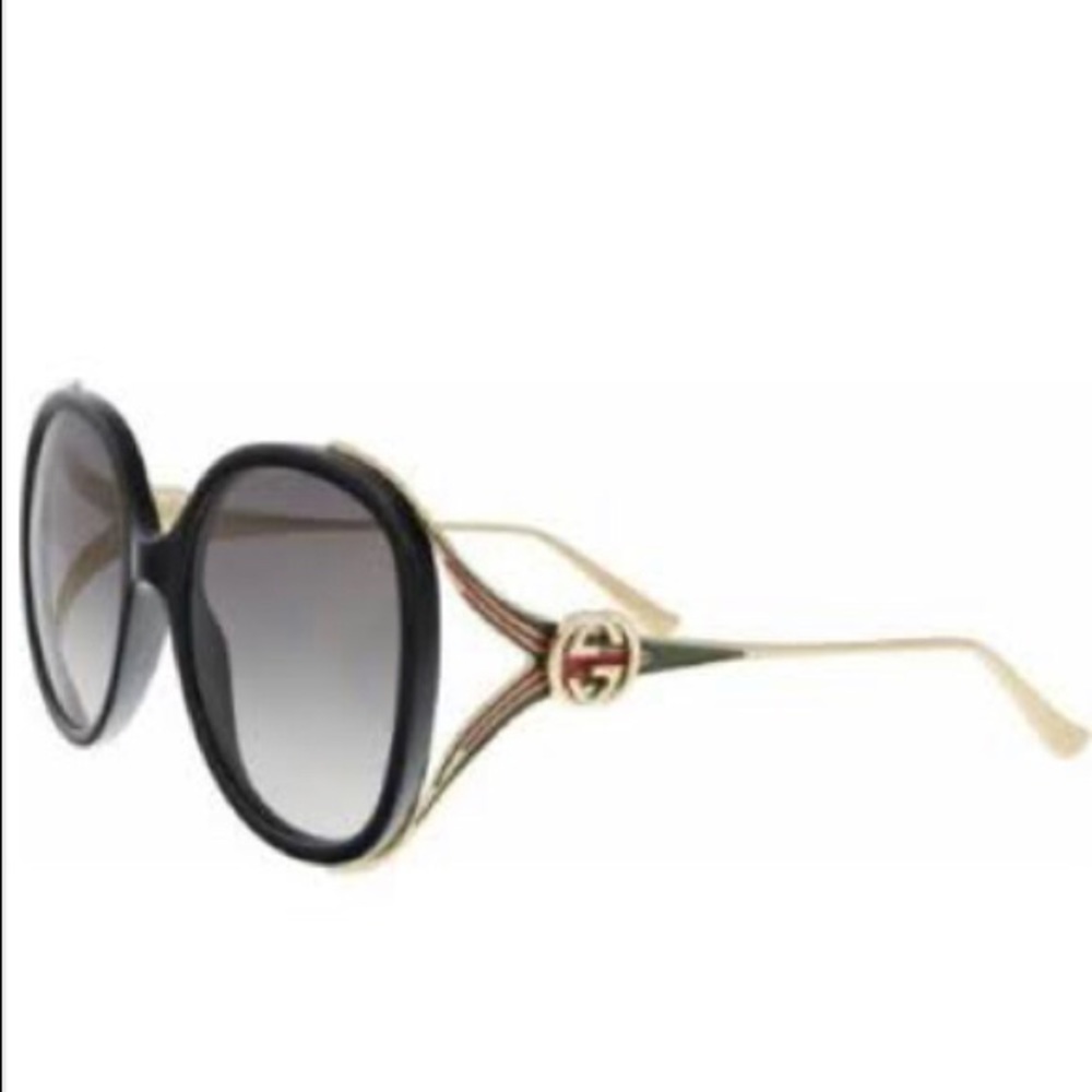 Gucci Oval GG Sunglasses - Picture 2 of 3